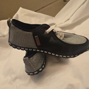 Black and White Men's Shoes